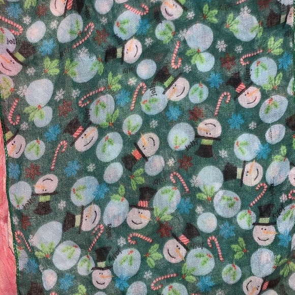 Fringe ruffle casual Snowman bundle of 8 scarves - Picture 6 of 10